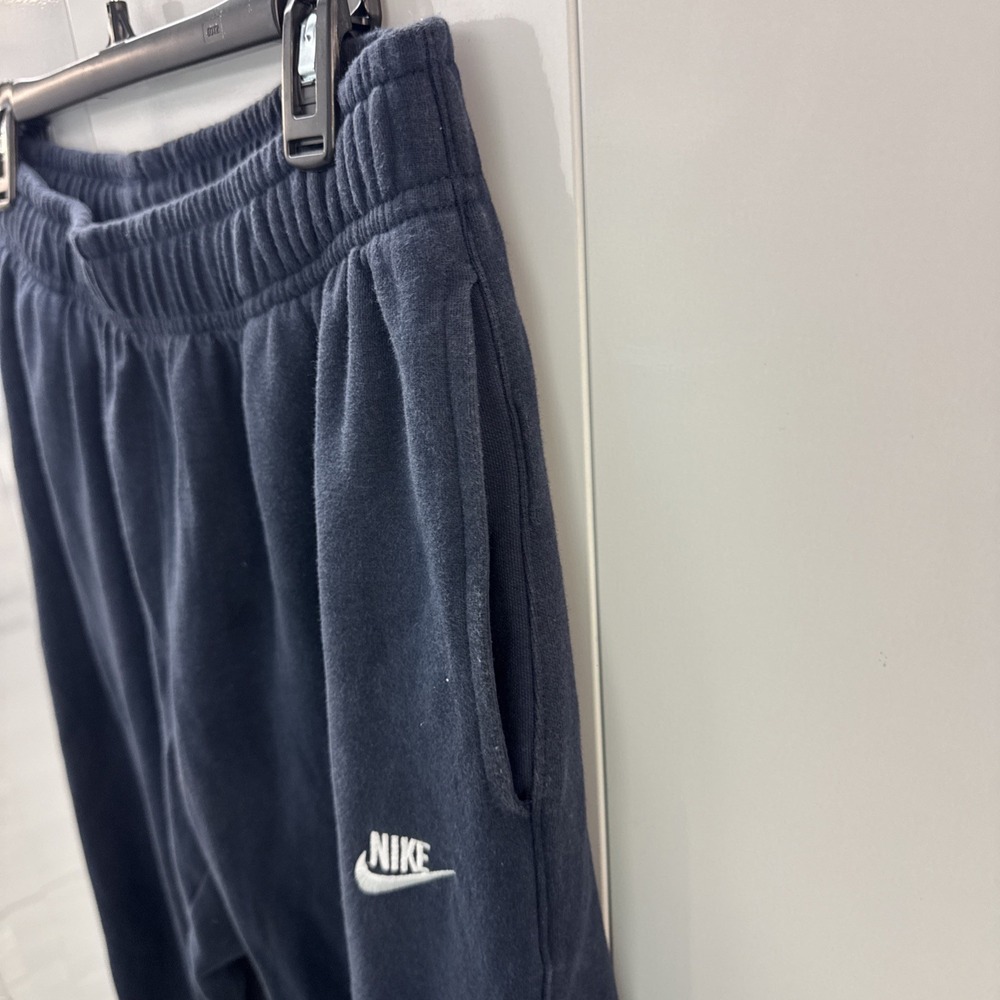 Men's Nike Sportswear Fleece Joggers Navy Blue Size Large - Picture 3 of 8